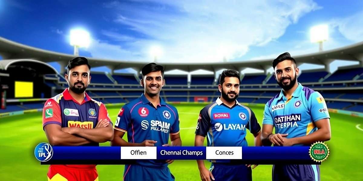 Chennai Champs IPL Special Event Chennai Champs IPL event screenshot showing players in official IPL team jerseys competing at Wankhede Stadium